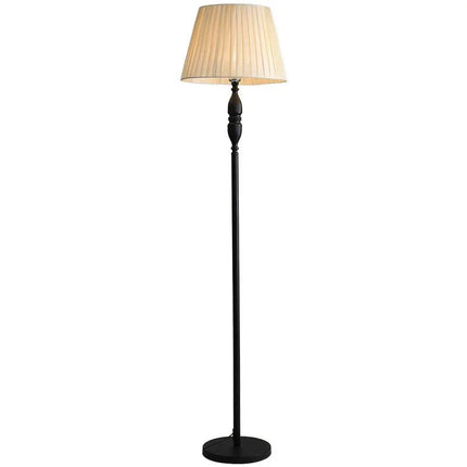 Lampadaire LED design nordique moderne en tissu et métal, ambiance chaleureuse - Luminous Place