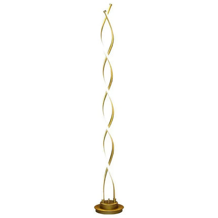 Lampadaire LED moderne minimaliste en spirale en aluminium pour salon et bureau - Luminous Place
