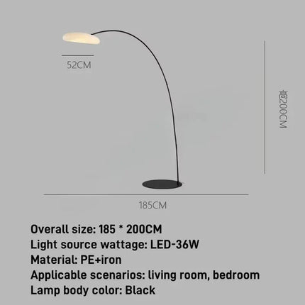 Lampadaire moderne pêche LED minimaliste pour salon et coin canapé - Luminous Place