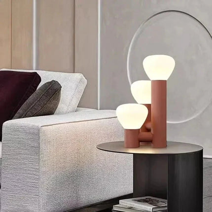 Lampadaire en verre et fer forgé Art Déco, lumière chaude d’ambiance - Luminous Place