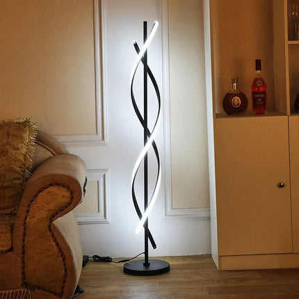 Lampadaire LED minimaliste géométrique Tieyi pour salon et bureau, lumière chaleureuse - Luminous Place