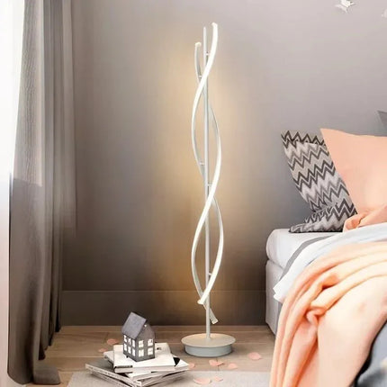 Lampadaire LED minimaliste géométrique Tieyi pour salon et bureau, lumière chaleureuse - Luminous Place