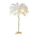 Blanc / UK prise / H60cm 25 plumes