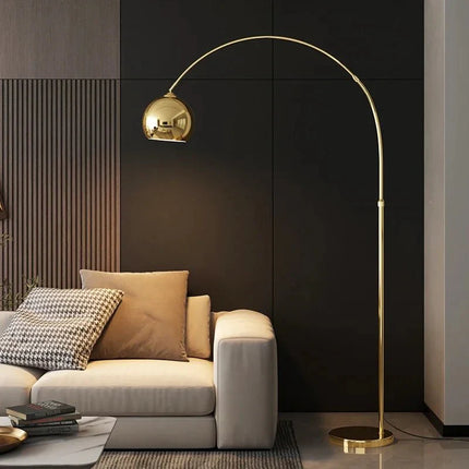 Lampadaire nordique luxe réglable LED pour salon et chambre - Luminous Place