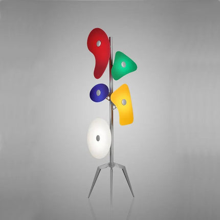 Lampadaire scandinave design LED en fer forgé et acrylique, lumière d’ambiance - Luminous Place