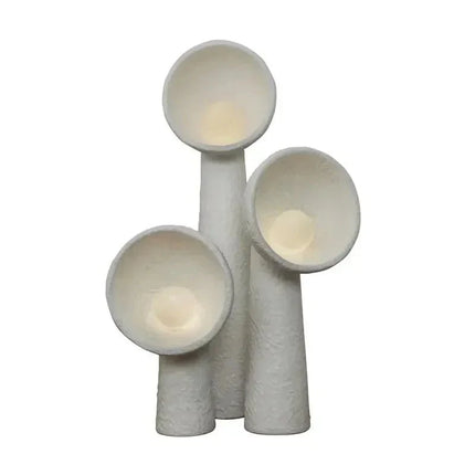 Lampadaire LED en résine style rétro nordique, lumière chaleureuse pour salon et bureau - Luminous Place