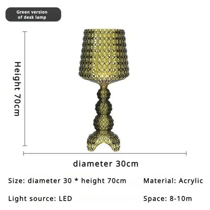 Lampadaire design Kartell italien en acrylique pour ambiance chaleureuse - Luminous Place