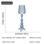 D50 H166CM Bleu Clair / Lumière froide