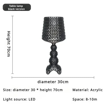 Lampadaire design Kartell italien en acrylique pour ambiance chaleureuse - Luminous Place