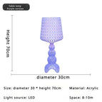D30 H70CM  Violet / Lumière froide