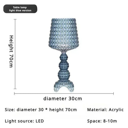 Lampadaire design Kartell italien en acrylique pour ambiance chaleureuse - Luminous Place