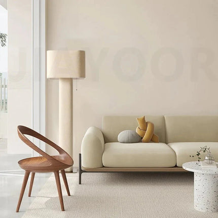 Lampadaire moderne haut de gamme en métal doré avec verre transparent, lumière LED pour salon et bureau - Luminous Place
