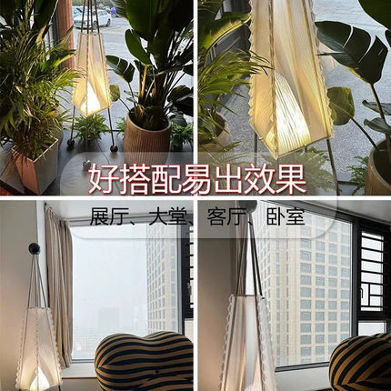 Lampadaire design nordique moderne en acrylique pour salon et chambre - Luminous Place
