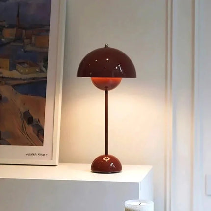 Lampadaire champignon moderne E27 en métal avec lumière LED dimmable pour ambiance cosy - Luminous Place