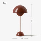 Rouge Lampe de Table / AU prise / Lumière Froide
