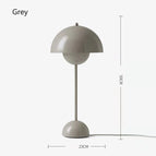 Gris Lampe de Table / EU prise / Lumière Froide