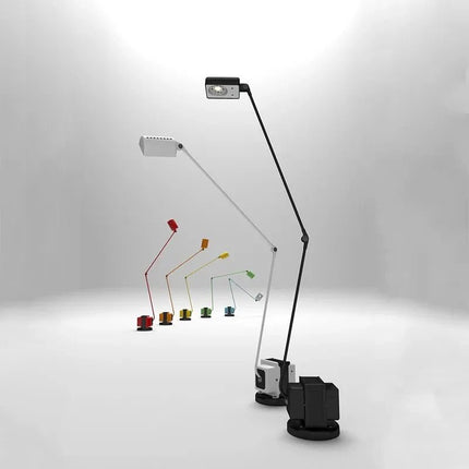 Lampadaire design italien vintage Bauhaus bras oscillant réglable LED - Luminous Place