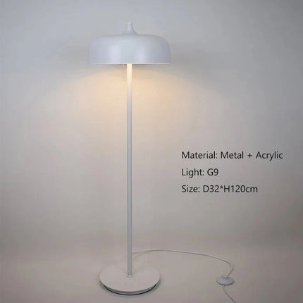 Lampadaire vintage en métal forgé, lumière chaude pour salon et chambre - Luminous Place