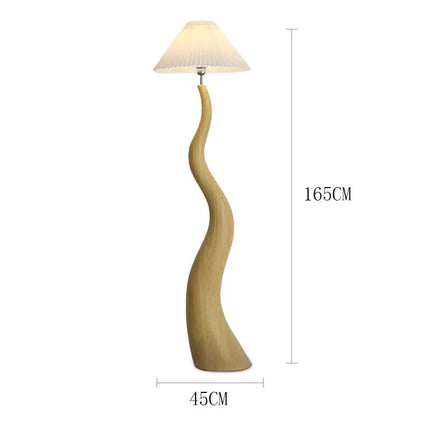 Lampadaire nordique rétro en ferronnerie, lumière chaude pour salon et chambre - Luminous Place