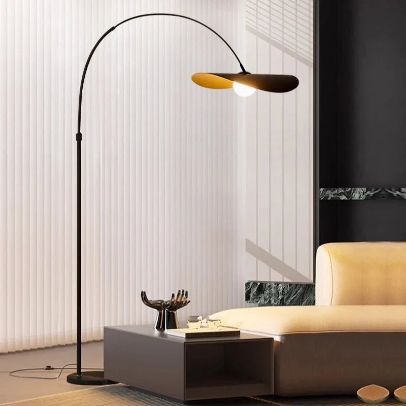 Lampadaire Tricolore LED en Fer, Design Minimaliste Moderne, Lumière d’Ambiance Ajustable - Luminous Place
