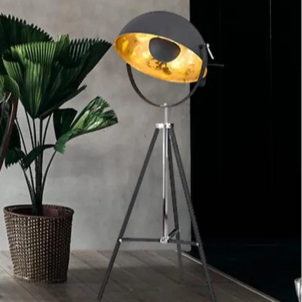 Lampadaire LED moderne rotatif en fer, pliable et détachable pour chambre et salon - Luminous Place