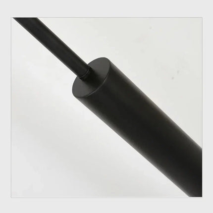 Lampadaire LED en fer forgé noir, design postmoderne nordique, lumière chaude G9 - Luminous Place
