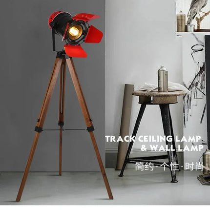 Lampadaire LED moderne en métal et bois, design minimaliste pour salon, lumière chaude - Luminous Place