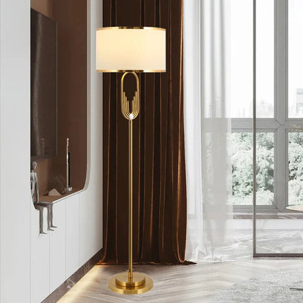 Lampadaire métal nordique design post - moderne pour salon et chambre - Luminous Place