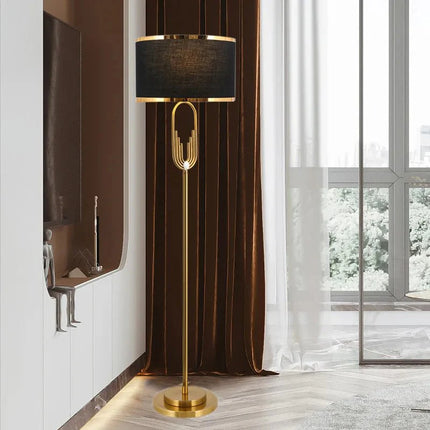 Lampadaire métal nordique design post - moderne pour salon et chambre - Luminous Place