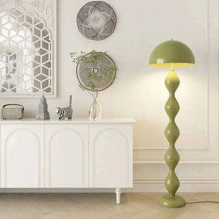 Lampadaire LED design nordique champignon en fer, lumière chaude ambiance cosy - Luminous Place