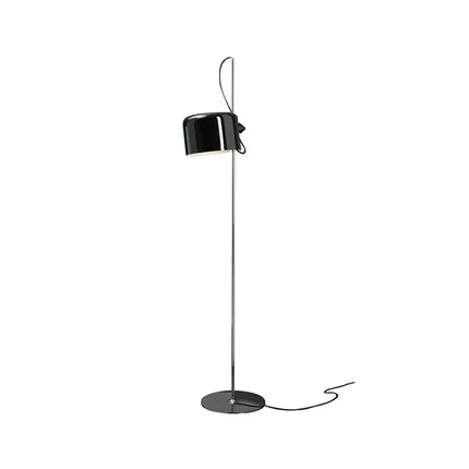 Lampadaire italien en aluminium rouge, noir et blanc, angle réglable, design minimaliste - Luminous Place
