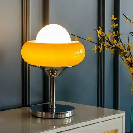 Lampadaire LED Rétro en Forme de Tarte aux Œufs, Design Moderne et Lumineux