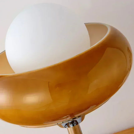 Lampadaire LED Rétro en Forme de Tarte aux Œufs, Design Moderne et Lumineux