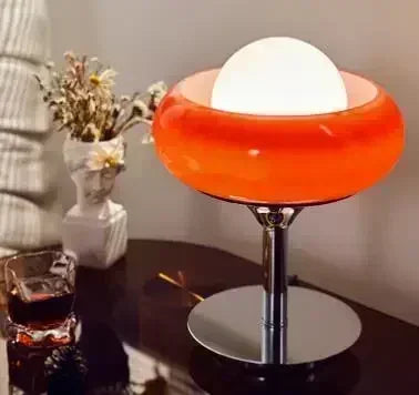 Lampadaire LED Rétro en Forme de Tarte aux Œufs, Design Moderne et Lumineux