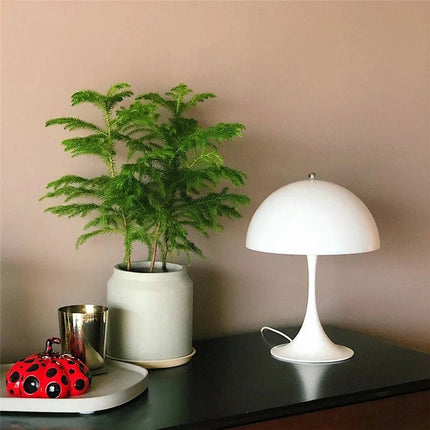 Lampadaire champignon LED nordique en aluminium pour chambre et salon - Luminous Place