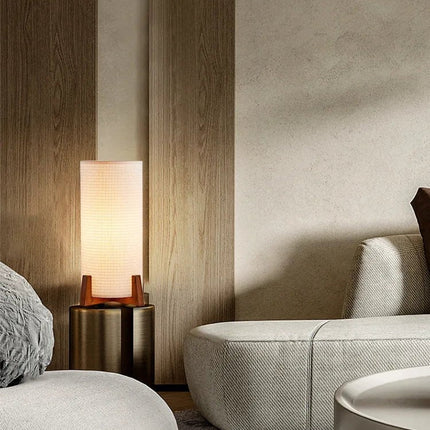Lampadaire nordique en tissu, lampe de lecture et bureau design - Luminous Place