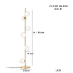 6 Lumières Or / dimmable