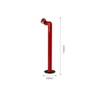 Lampadaire Rouge / Lumière chaude3000k