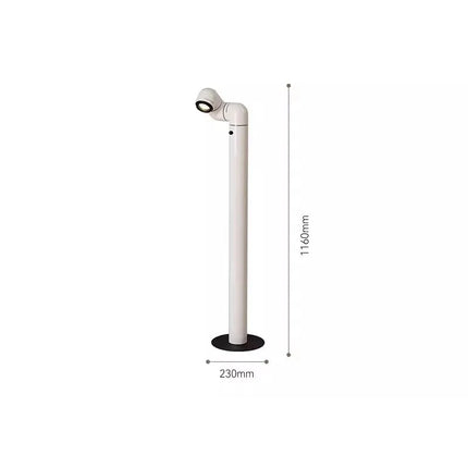 Lampadaire Art Déco en métal chromé, lumière LED pour salon et chambre - Luminous Place