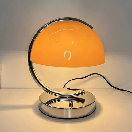 Lampe de table vintage lune style rétro milieu du siècle, lumière d’ambiance chaleureuse - Luminous Place