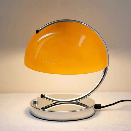 Lampe de table vintage lune style rétro milieu du siècle, lumière d’ambiance chaleureuse - Luminous Place
