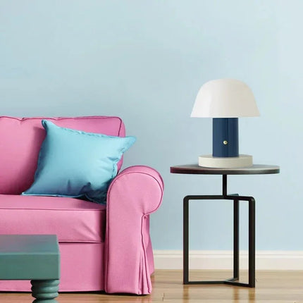 Lampe de table champignon rétro nordique, éclairage LED moderne pour chambre - Luminous Place