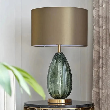 Lampe de table Felicia en verre et fer, design Bauhaus, éclairage cosy pour chambre et salon - Luminous Place