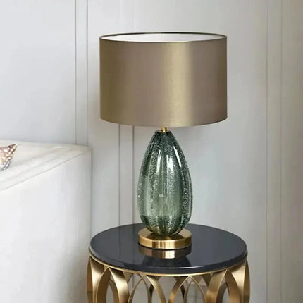 Lampe de table Felicia en verre et fer, design Bauhaus, éclairage cosy pour chambre et salon - Luminous Place