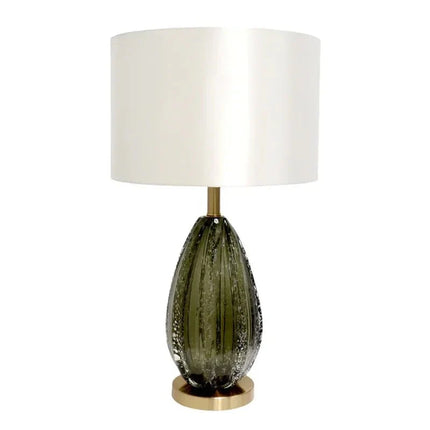 Lampe de table Felicia en verre et fer, design Bauhaus, éclairage cosy pour chambre et salon - Luminous Place