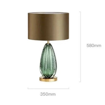 Lampe de table Felicia en verre et fer, design Bauhaus, éclairage cosy pour chambre et salon - Luminous Place