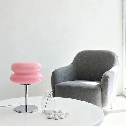 Lampe de table Hambourg en verre, design moderne dimmable, ambiance cosy - Luminous Place