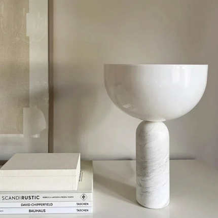 Lampe de table champignon design danois LED marbre minimaliste moderne - Luminous Place