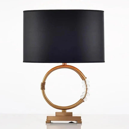 Lampe de table design américain en cristal avec éclairage LED intérieur - Luminous Place