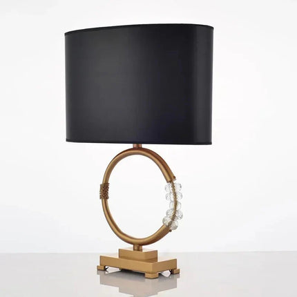 Lampe de table design américain en cristal avec éclairage LED intérieur - Luminous Place